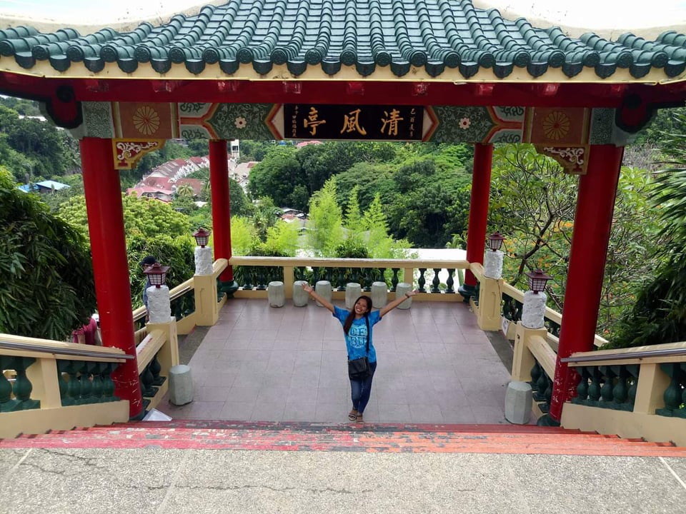 my wife in cebu taoist temple