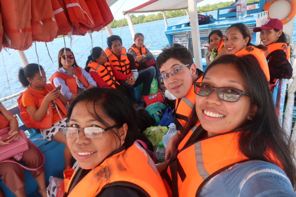 with my filipino family to kalanggaman island