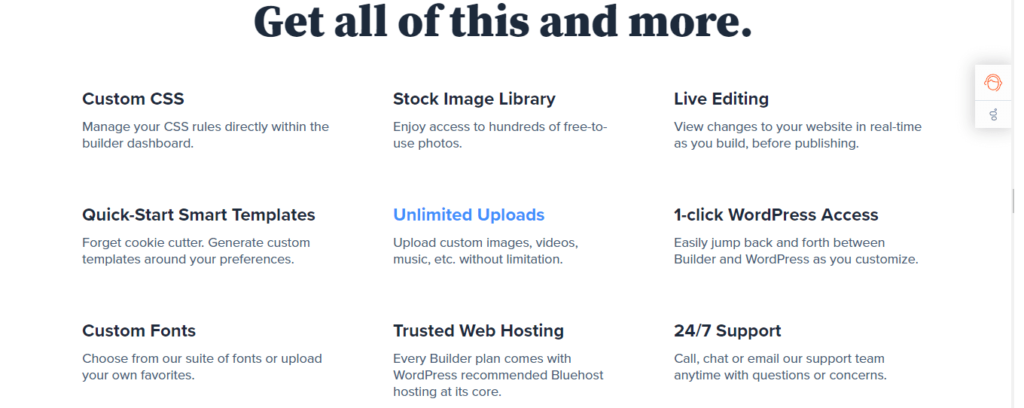 bluehost features