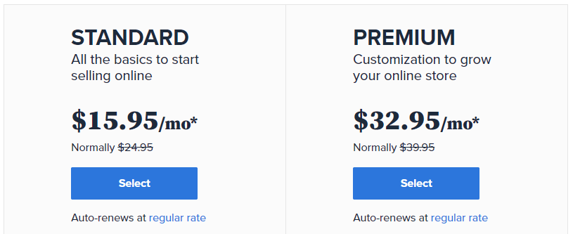 bluehost woocommerce pricing